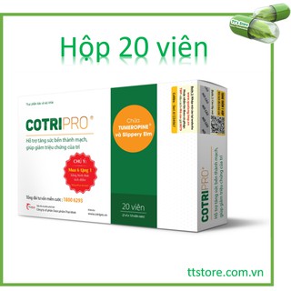 COTRIPRO - Trĩ nội, trĩ ngoại, cotri pro