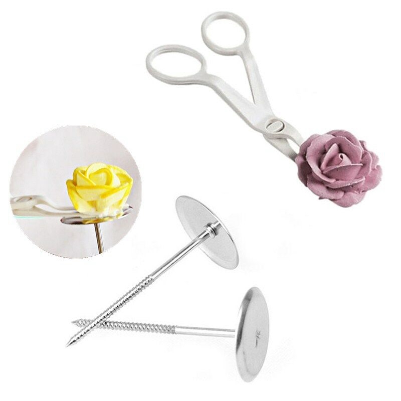 Set 3 Dụng Cụ Trang Trí Bánh Kem Bằng Thép Không Gỉ