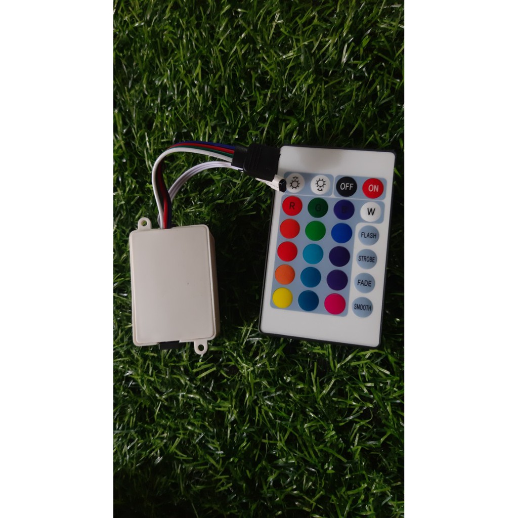 BỘ ĐÈN LED DÁN 3D 7 MÀU RGB 5M KÈM REMOTE NHIỀU CHẾ ĐỘ