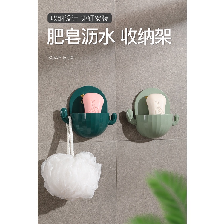 Giá Treo Bàn Chải Đánh Răng Dán Tường Hình Xương Rồng