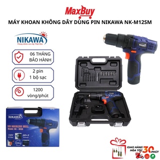 Máy khoan pin Nhật cầm tay không dây Nikawa NK-M12SM bảo hành 6 tháng giao hỏa tốc HN