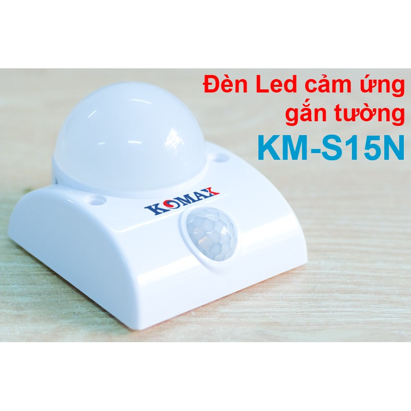 ĐUI ĐÈN CẢM ỨNG HỒNG NGOẠI KM-S15N có kèm sẵn bóng đèn 5W, đui đèn cảm ứng kèm led tiện lợi sử dụng nguồn 220V