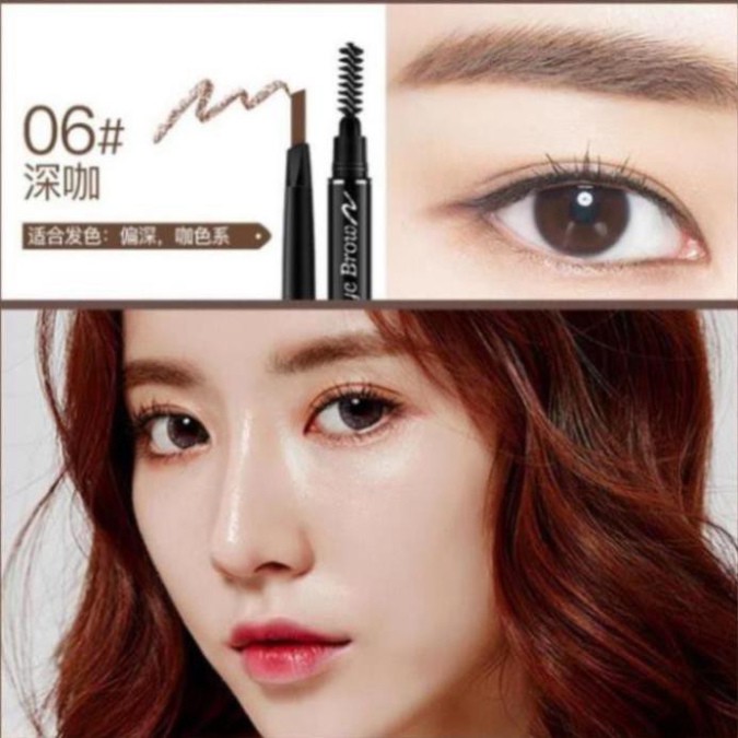 ( quynh123 ) Chì Kẻ Mày Double Effect Lameila 02 đầu không thấm nước | BigBuy360 - bigbuy360.vn