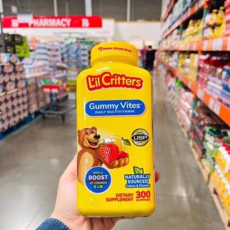 Kẹo Dẻo Bổ Sung Vitamin Gấu Lil'Critter Gummy Vites Multivitamin Complete Cho Trẻ Từ 2 Tuổi 300 Viên