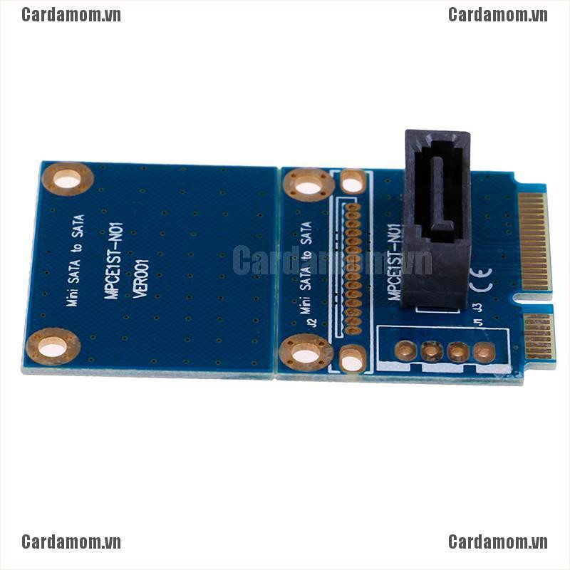 1 Card Chuyển Đổi Msata Pci-E Express Sata Ssd Sang 7 Pin Sata Hdd (Lj)