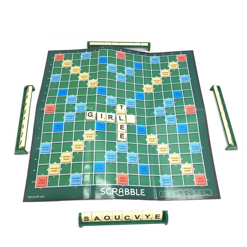 New Mini Travel Scrabble Trò Chơi Trên Bàn Cờ Board Game Compact  Age 10+ Trò Chơi Trên Bàn Cờ