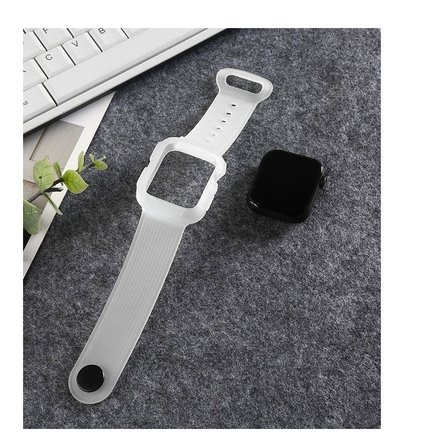 Dây đeo silicon trong suốt cho đồng hồ Apple Iwatch 123456