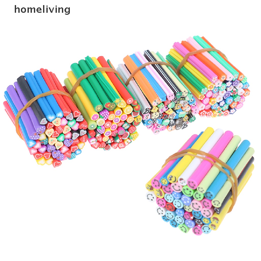 Set 10 Móng Tay Giả Hình Trái Cây Đất Sét Độc Đáo