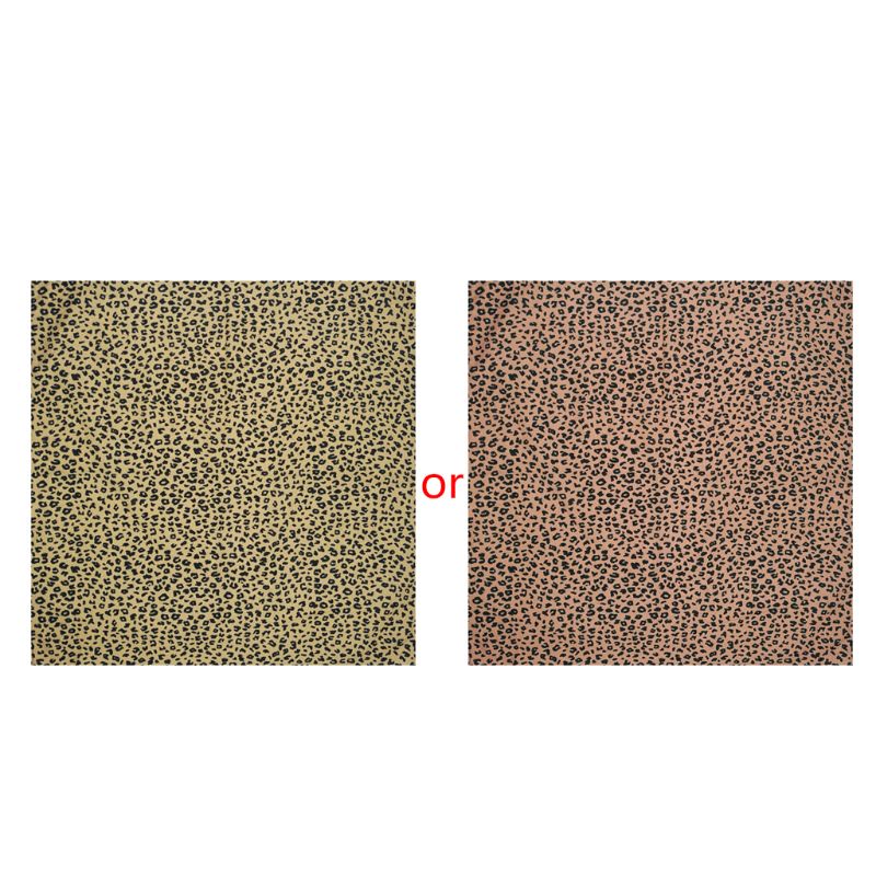 Khăn Vuông Cotton In Họa Tiết Da Báo Phong Cách Bohemian Cổ Điển