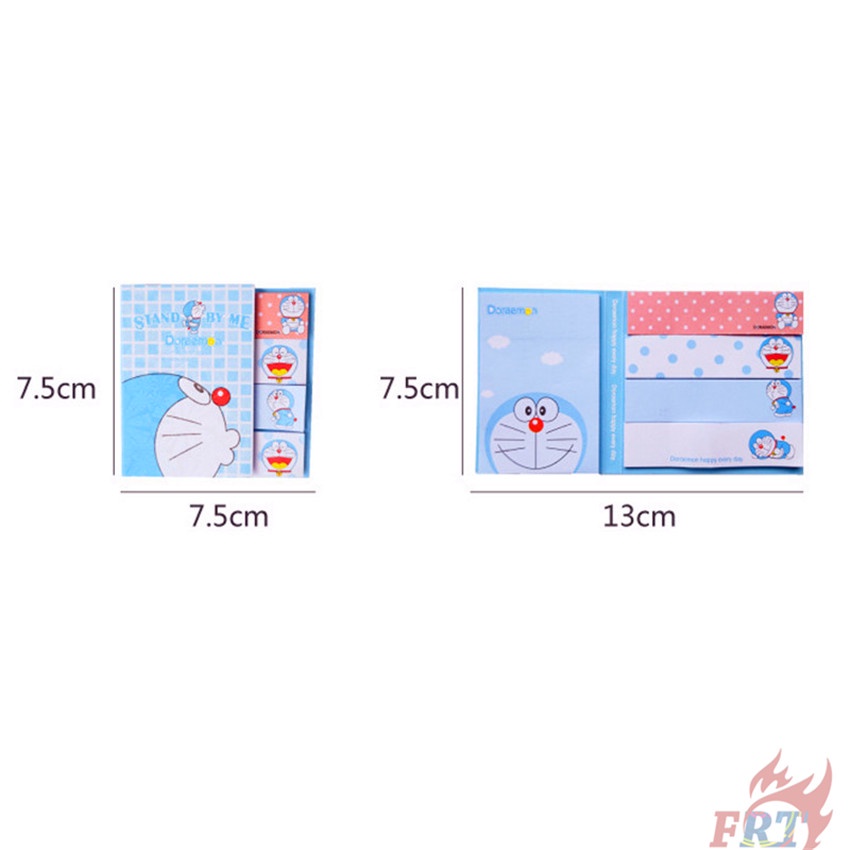 ✿ 1 Gói 100 Miếng Dán Hình Hello Kitty / Baymax / Totoro / Doraemon Đáng Yêu ✿ Giấy Dán Ghi Chú Họa Tiết Dễ Thương