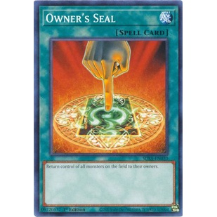 Thẻ bài Yugioh - TCG - Owner's Seal / SDSA-EN030'