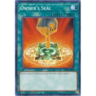 Mua Thẻ bài Yugioh - TCG - Owner s Seal / SDSA-EN030 