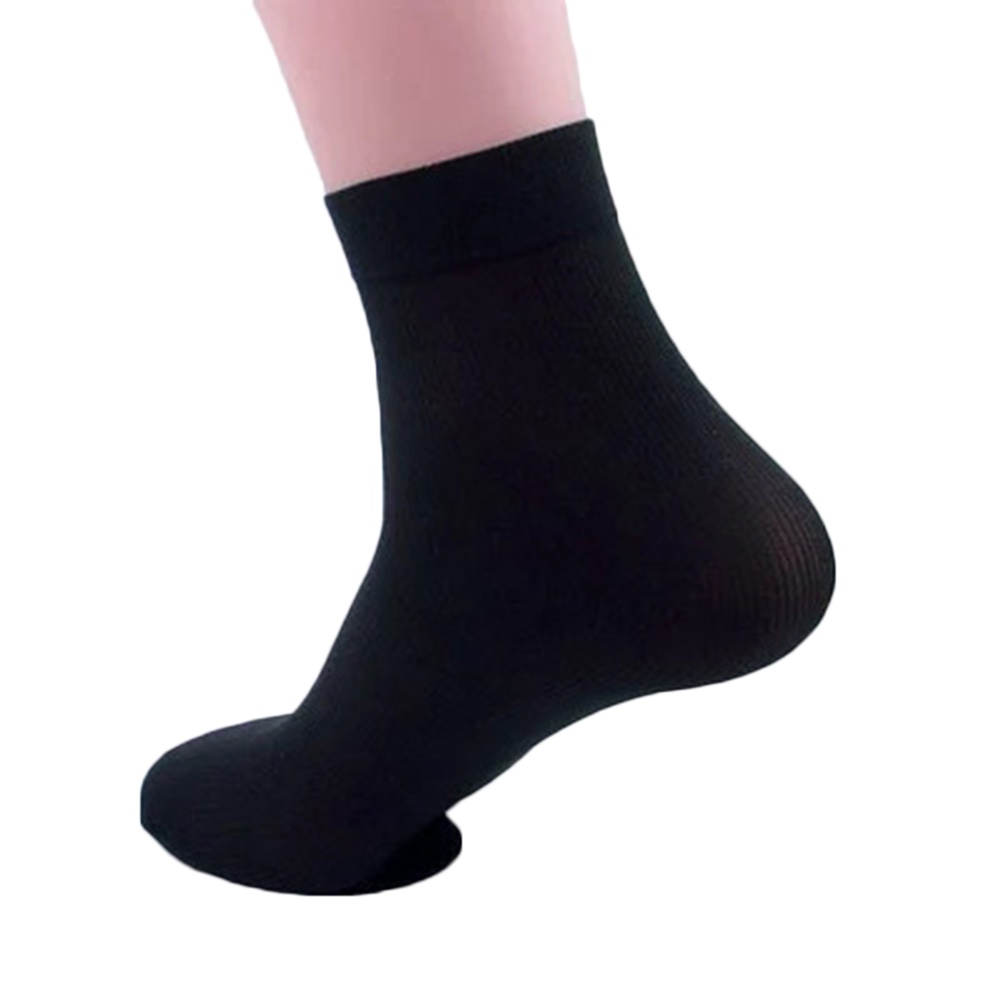 1 Đôi Vớ Thể Thao Vải Lụa Tre Mềm Mại Thoáng Khí Cho Nam