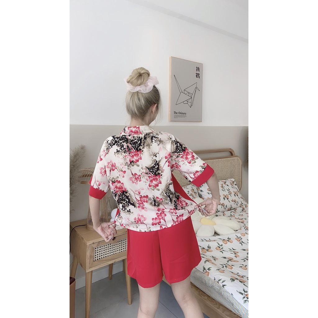 Đồ Bộ Pijama VAYO, Đồ Bộ Nữ Mặc Nhà Ngắn Tay Đẹp Thời Trang Dễ Thương Cao Cấp Quần Short Đùi Dưới 65kg | BigBuy360 - bigbuy360.vn