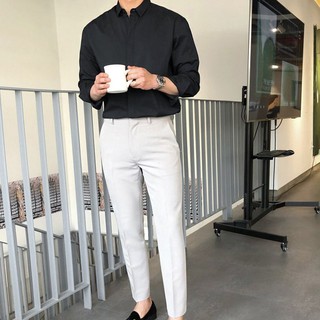 Áo sơ mi nam Double'D chất lụa vải mềm mịn SMT