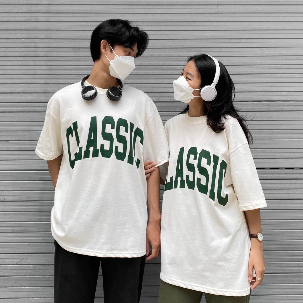 Áo Thun Unisex CLASSIC Form Rộng - Thời Trang Nam Nữ Phong Cách Hàn Quốc