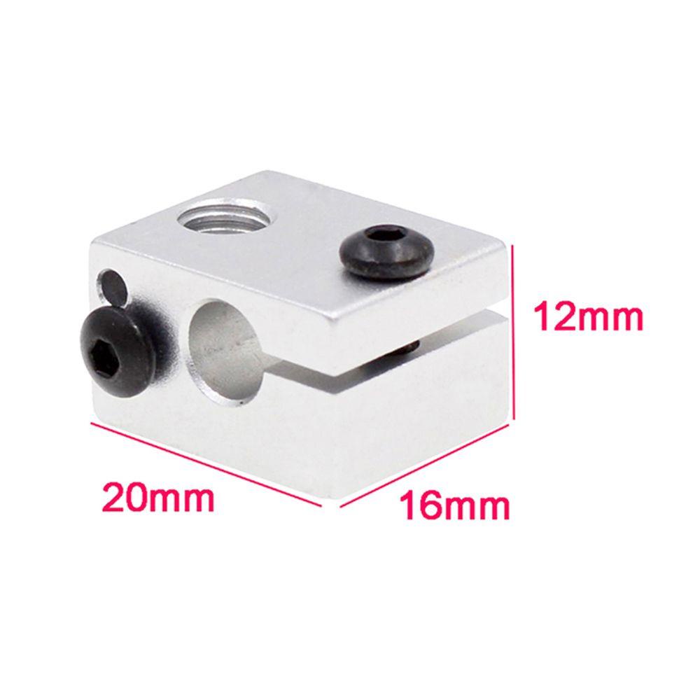 BEBETTERM Set 4 Khối Nhiệt Bằng Hợp Kim Nhôm Hình Chữ J Chuyên Dụng Cho Máy In 3D