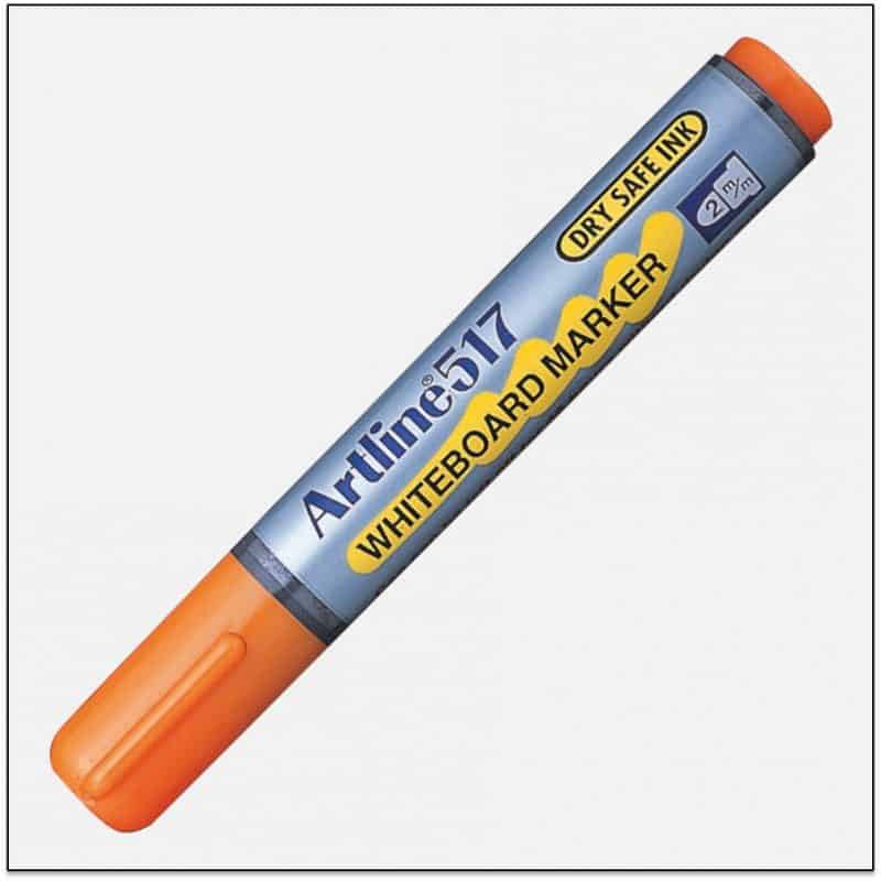 Bút lông viết bảng chống khô mực Artline EK-517 - Màu cam (Orange)