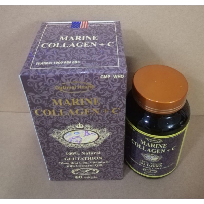Viên uống ĐẸP DA SÁNG DA COLLAGEN + C Lọ 60 Viên