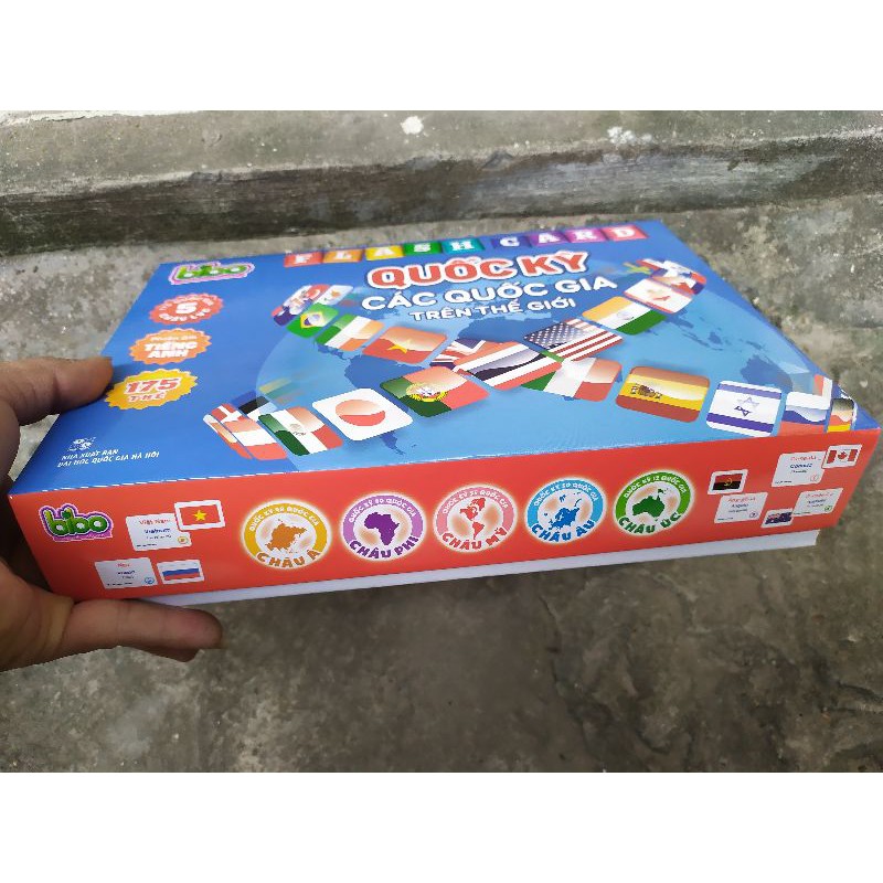 THẺ CỜ QUỐC KỲ 175 QUỐC GIA