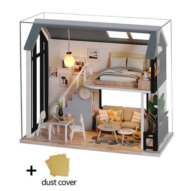 Mô Hình Nhà Gỗ DIY - Meet Happiness QL002