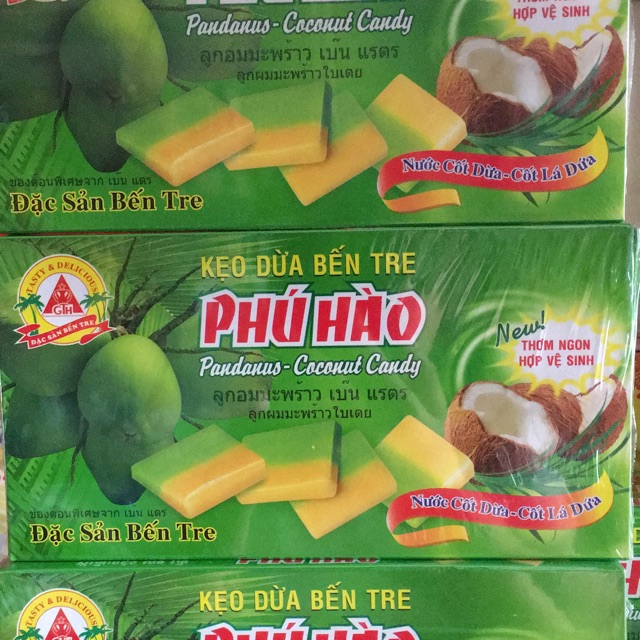 KẸO DỪA BẾN TRE PHÚ HÀO  300g