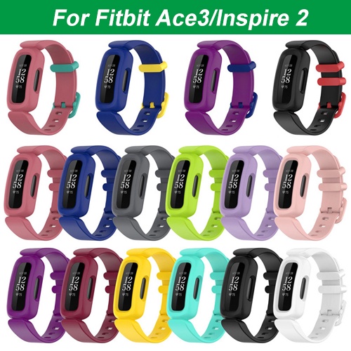 Dây Đeo Silicon Mềm Thay Thế Cho Đồng Hồ Thông Minh Fitbit Ace 3 / Inspire 2 / Ace 3