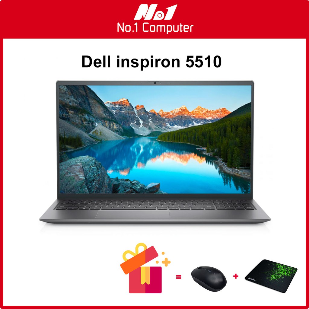 (Mới 100%) Laptop Siêu Mạnh Dell Inspiron 15 5510 / i5-11300H / 8GB / SSD 256GB / 15,6 " FHD