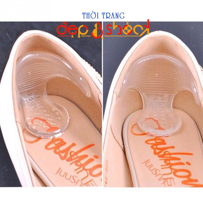 COMBO 4 MIẾNG(2 ĐÔI) LÓT GÓT GIÀY SILICON