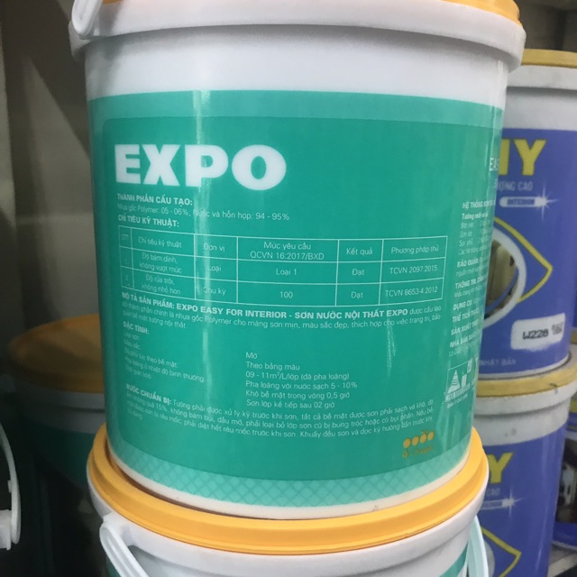 Sơn expo nội thất thùng 5kg có nhiều màu