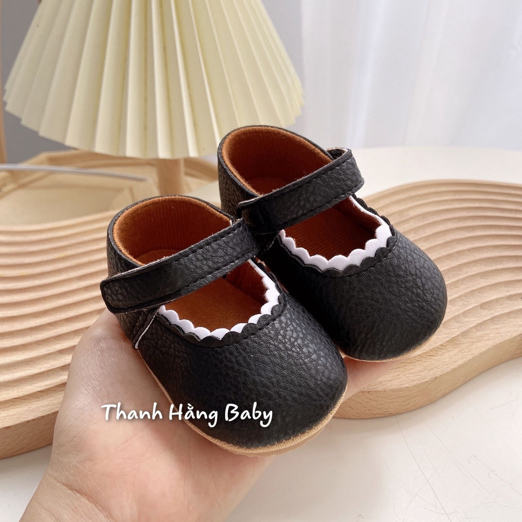 Giày Tập Đi Cho Bé Gái , Giày Trẻ Em Cho Bé Thanh Hằng Baby Từ 11 - 13 Cm