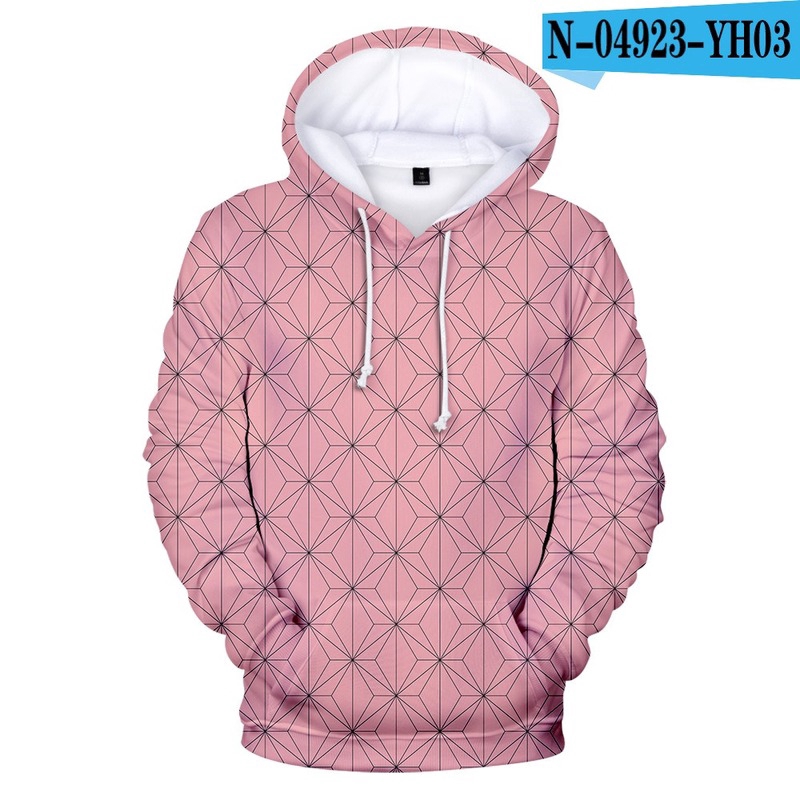 Áo hoodie in họa tiết hóa trang các nhân vật Anime Kimetsu No Yaiba | BigBuy360 - bigbuy360.vn