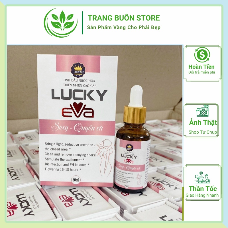 Tinh Dầu Nước Hoa Vùng Kín Lucky Eva 30ML Nước hoa vùng kín nước hoa thơm quyến rũ