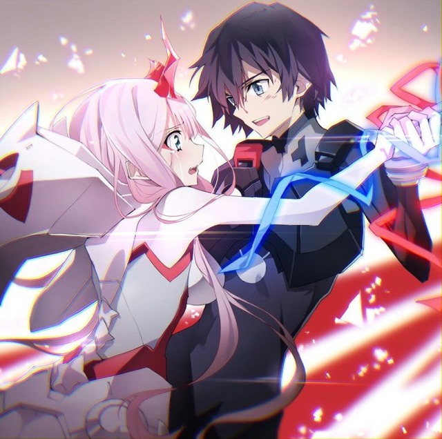 5 tấm Poster darling in the Franxx  5 mẫu ngẫu nhiên khổ a4