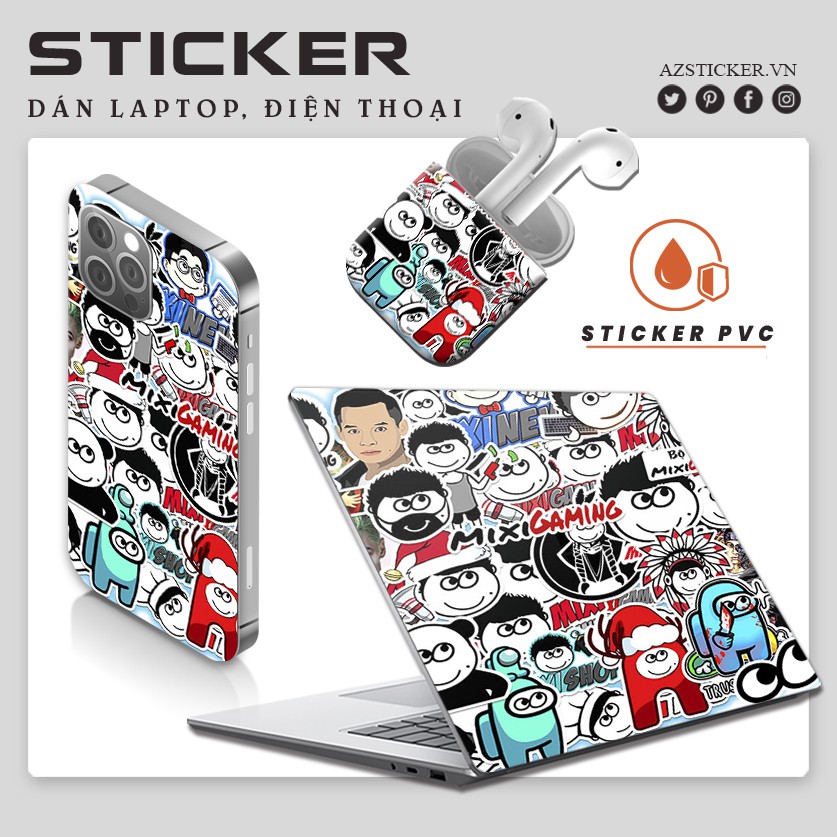 [Hot] Sticker Độ Mixi Cực Chất Mixi Gaming Chống Thấm Nước | STK78 | Hình Dán ...