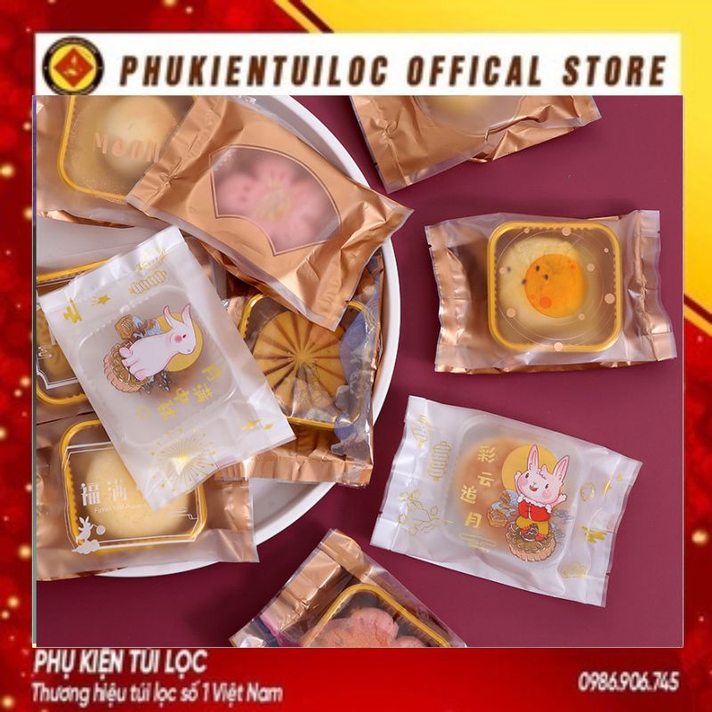 (Set 100) Túi bánh dứa bánh thuyền nhiều kích thước- Phukientuiloc.com
