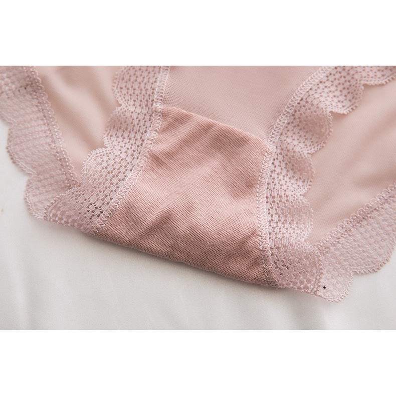 Quần Lót Nữ Ren cao cấp sexy Viền Ren đính nơ tôn dáng kháng khuẩn mẫu 105 | BigBuy360 - bigbuy360.vn