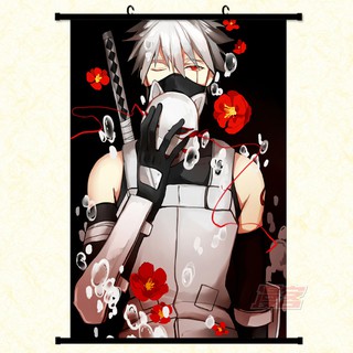 Poster vải anime Kakashi 60x90 - Naruto - tranh vải