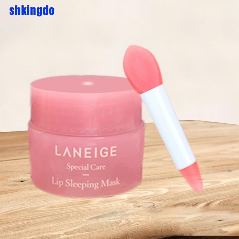 [Hàng mới về] Cọ đánh son hai đầu chất liệu silicon màu hồng dễ thương