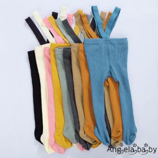 hღ✯Trẻ Sơ Sinh Bé Gái Bé Trai Quần Áo Quần Chắc Chắn Thắt Lưng Skinny Co Giãn Quần Suspender Quần
