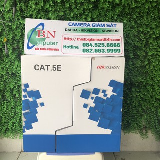 Dây Cáp mạng HIKVISION CAT 5 5E DS-1LN5E-E/E