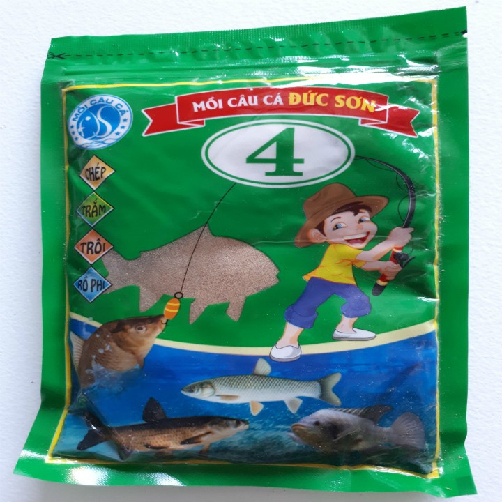 Mồi câu cá Đức Sơn 1, 2, 3, 4