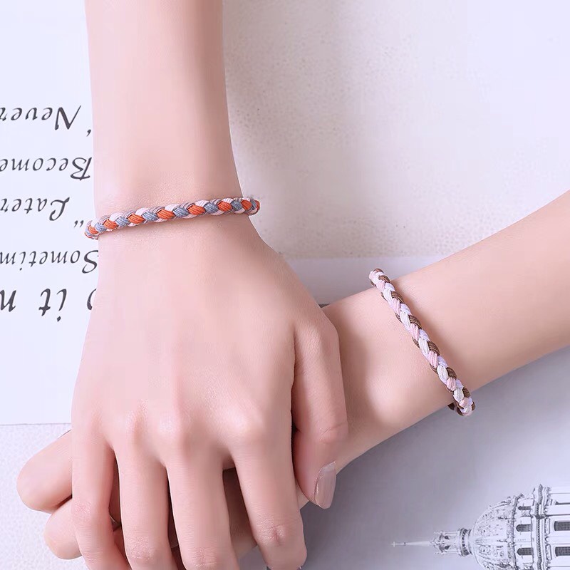 Dây buộc tóc bện màu nhiều mẫu đơn giản dễ dùng SC03
