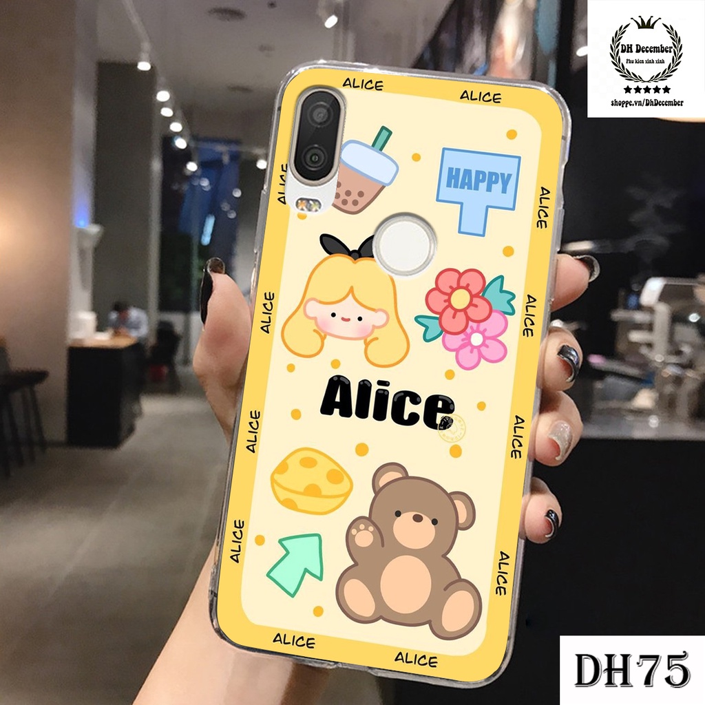 Ốp lưng dẻo Vsmart ACTIVE 1 in hình 3D GẤU cute be@r, soda, happy day cực hot ,thời thượng