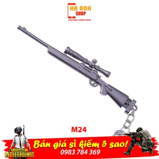 Móc Khóa PUBG M24- Kim Loại Cao Cấp(Game Pubg)