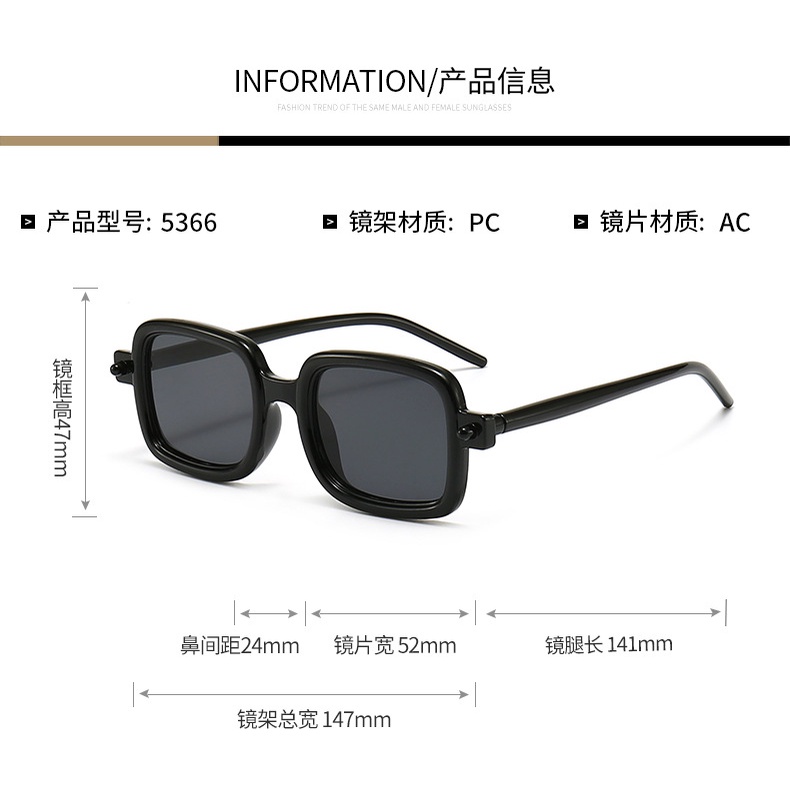 Kính Mát Gọng Nhỏ Phong Cách hip hop Thời Trang Cho Nam Và Nữ