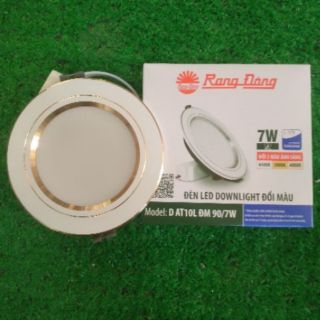 Đèn led âm trần Rạng đông_bảo hành 24 tháng đổi màu