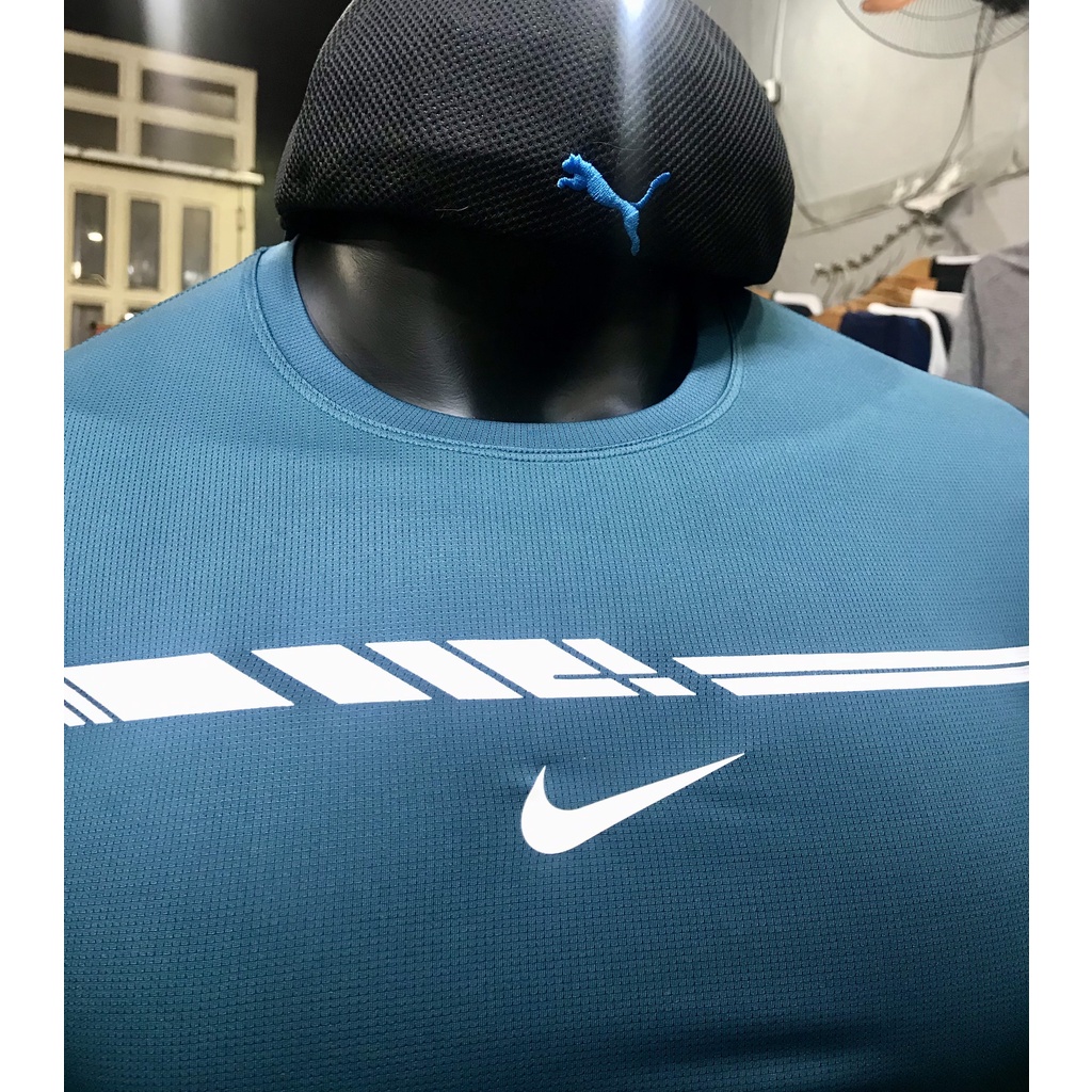 Áo thể thao Men gym NKS04, fom chuẩn, vải lưới dệt xuất dư