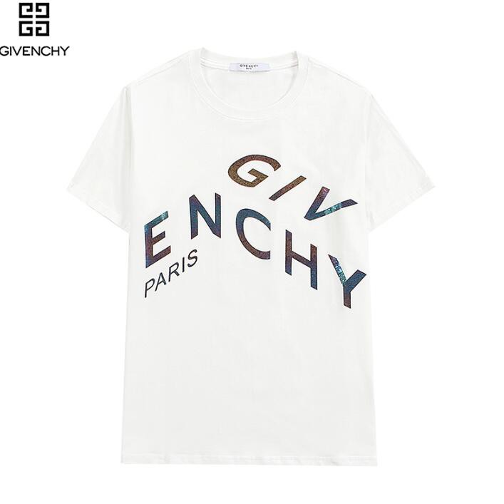 Áo Thun Cotton Ngắn Tay In Chữ Givenchy Thời Trang Cho Nam Và Nữ