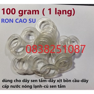 100gram ron cao su phi21-27 dùng cho dây sen tắm-dây xịt bồn cầu-dây cấp nước nóng lạnh-củ sen tắm